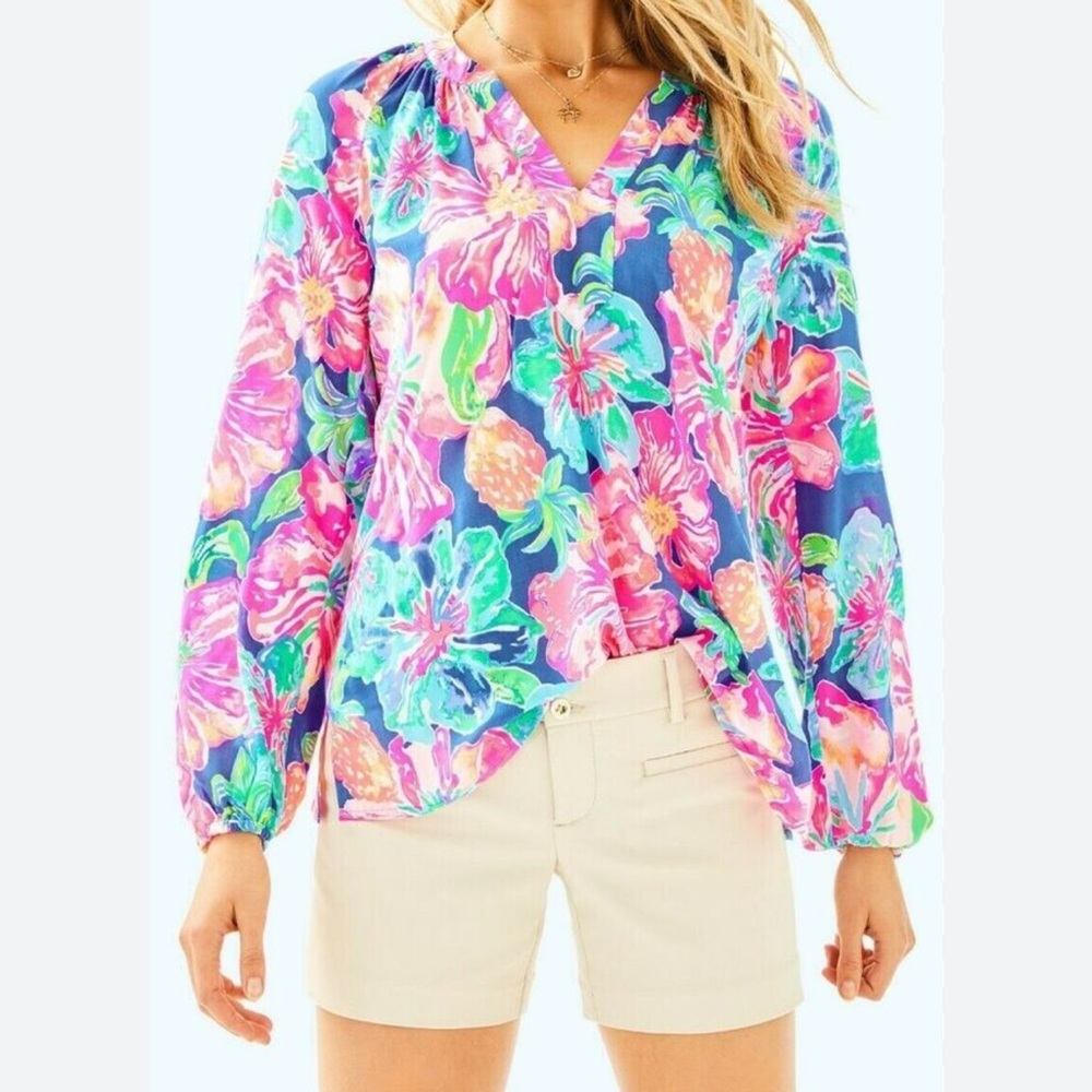 Lilly Pulitzer Martinique blouse Jungle Utopia M
